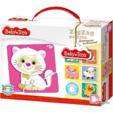 Мозаика/пазл Baby Toys Домашние животные 02500