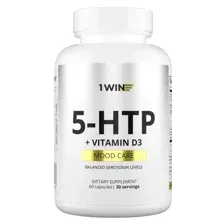 1WIN / 5-HTP Улучшение настроения. 60 капсул