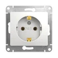Розетка GLOSSA GSL000143 белая