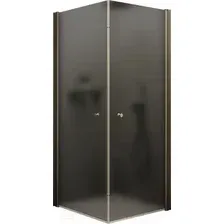 Душевой уголок MaybahGlass MGY-1295-2 (графитовое матовое стекло/бронзовый)
