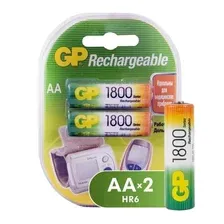 Аккумуляторная батарейка AA 1800 mAh GP 2 шт.