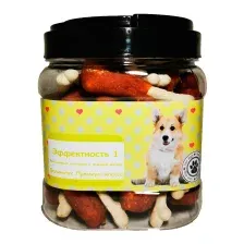Лакомство для собак O'dog Эффектность 1. Кальциевая косточка с утиным мясом 750 г