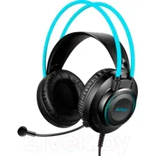Наушники-гарнитура A4Tech Fstyler FH200U (серый/синий)