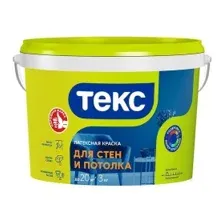 Краска Текс латексная ДЛЯ СТЕН И ПОТОЛКА интер. УНИВЕРСАЛ  3кг