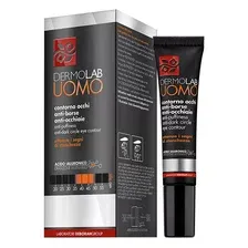 DERMOLAB UOMO Крем для век против темных кругов ANTI-PUFFINESS ANTI-DARK CIRCLE EYE CONTOUR, 15 мл