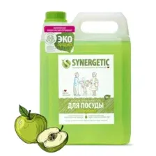 Средство для мытья посуды Synergetic сочное яблоко, 5 л
