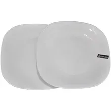 Набор тарелок Lenardi White 115-084 (2шт)