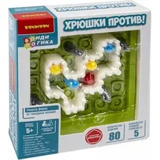 Настольная игра Bondibon БондиЛогика Хрюшки против / ВВ6430