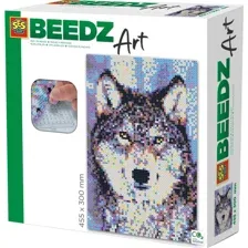 Набор для творчества SES Creative Beedz Art, Волк, 06001