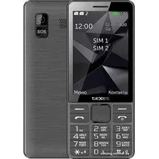 Кнопочный телефон TeXet TM-D324 (черный)
