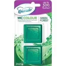 Чистящее средство для унитаза Kolorado WC Colour Green Forest (2x45г)