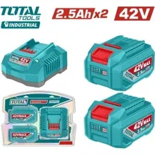 Аккумулятор с зарядным устройством Total TFBCPM25221 (42В/2x2.5 Ah + 42В)