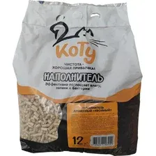 Наполнитель для туалета Коту Хвойный древесный (12л/4.5кг)