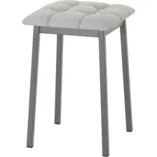 Табурет AMC Comfort 7К4.6 (кожзам, серый/графит)