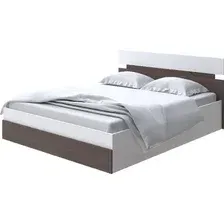 Кровать PROxSON Milton с ПМ 180x190 (белый/ясень шимо темный)