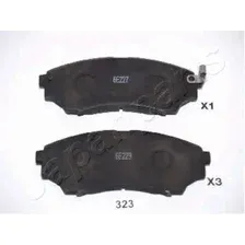 Тормозные колодки дисковые передняя ось JAPANPARTS PA-323AF