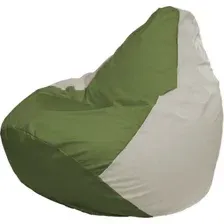 Кресло-мешок Flagman Груша Г2.1-231 (оливковый/белый)