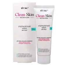 CLEAN SKIN ЧИСТАЯ КОЖА УЛЬТРАЛЕГКИЙ КРЕМ для лица 24ч с АНТИ-АКНЕ комплексом 50 мл
