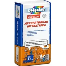 Декоративная штукатурка Diamant 200 (25 кг, серый)