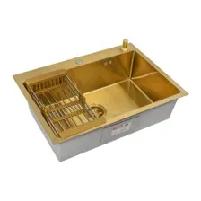 Комплект ARFEKA ECO AR мойка 700*500, коландер, дозатор GOLD
