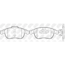 Тормозные колодки дисковые передняя ось NIBK PN0393