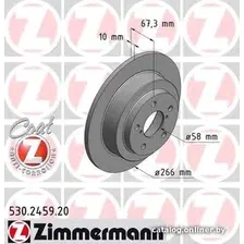Тормозной диск Zimmermann 530245920