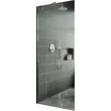 Душевая стенка MaybahGlass 195x109 MGD-680-5у (сатин стекло/хром матовый)