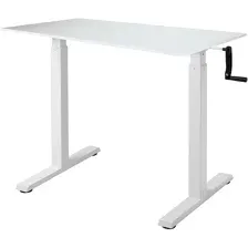 Стол Механический подъемный стол Kingstyle Manual N06-22D White, белый