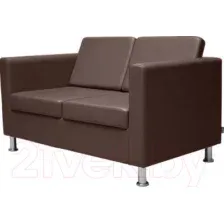 Диван Brioli Дилли двухместный (L13/коричневый)