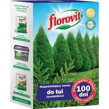 Удобрение Florovit Для туй 100 дней (1 кг, коробка)