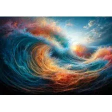 Картина на стекле Stamprint Бушующее море 3 AR072 (70x100)
