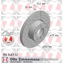 Тормозной диск Zimmermann 150346752