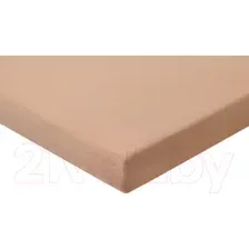 Простыня AlViTek Трикотажная на резинке 160x200 / ПТР-КАК-160 (какао)
