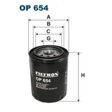 Масляный фильтр Filtron OP654