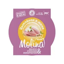 Влажный корм Molina Консервы для котят (Цыпленок в желе), 75г