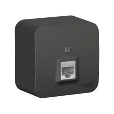 Розетка компьютерная RJ-45 SYSTEME (SCHNEIDER) ELECTRIC Blanca антрацит (BLNIA045006)