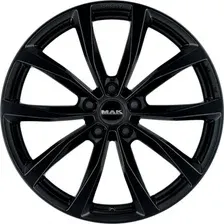 Литые диски MAK Wolf 19x7.5" 5x114.3мм DIA 67.1мм ET 50мм Gloss Black