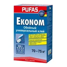 Клей обойный PUFAS Эконом универсальный , (70-75 м2), 500 г