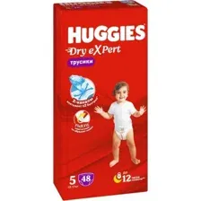 Трусики-подгузники Huggies Dry Expert Mega 5 (48 шт)
