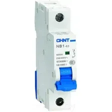 Выключатель автоматический Chint NB1-63 1P 2A 6кА D / 179631