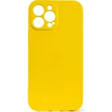 Чехол-накладка Case Coated для iPhone 13 Pro Max (желтый)