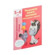Мышление, память, внимание. Обучающие задания. 5-6 лет