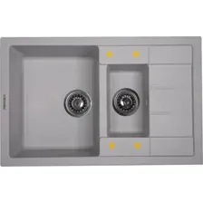 Кухонная мойка Ecoshtein Rechteck 781.5 (серый шелк)