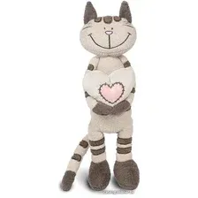 Классическая игрушка Maxitoys Luxury Slim Кот полосатик с сердцем MT-MRT051503-33