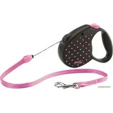 Поводок-рулетка Flexi Color Style Cord S (розовый)