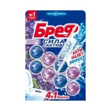 Средство чистящее д/унитаза БРЕФ Сила-актив Свежесть лаванды 2*50г