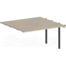 Комплект столов модульных Norden 120x123.8x75 / SG.211.OL.44.AN (антрацит/дуб светлый)