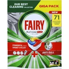 Капсулы для посудомоечной машины Fairy Platinum Plus Все в 1 Лимон (71 шт)