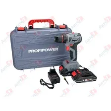 PROFIPOWER T0056 Аккумуляторный шуруповерт бесщеточный MKBL-18B (Li-ion-2шт, 18В-2.0Ач, З/У, 0,8-10мм, кейс)