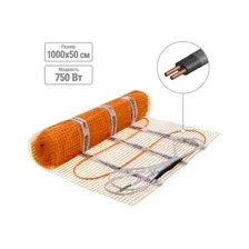 Мат нагревательный "Монтаж", двухжильный, 5 кв. м, 750 Вт, TDM.